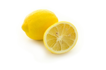 lemons isolatedの写真素材