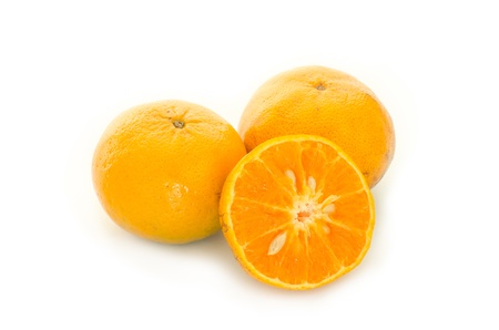 oranges isolatedの写真素材