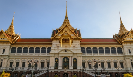 The chakri maha prasat throne hall, Bangkok, Thailand の写真素材