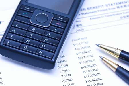 Financial accountingの写真素材