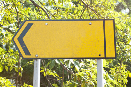 Sign in countryside