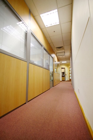 Corridor in officeのeditorial素材