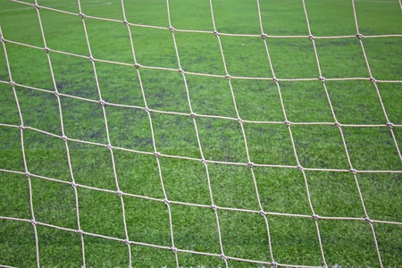 Soccer field netの写真素材