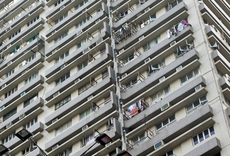 Hong Kong apartmentsの写真素材