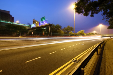 Traffic in modern city の写真素材