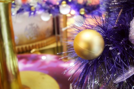 Christmas decorations backgroundの写真素材