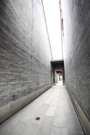 Alley in Chen Clan Academy, Guangzhou, Chinaのeditorial素材