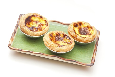 Portuguese egg tartsの写真素材