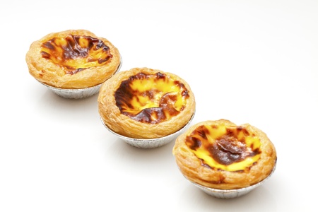 Portuguese egg tartsの写真素材