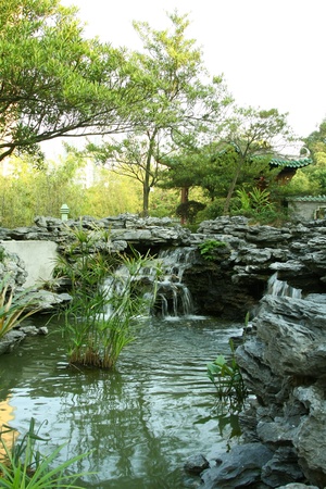 Chinese garden の写真素材