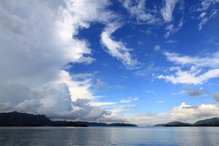 Sea landscape in Hong Kongの写真素材