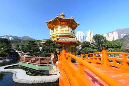 The Pavilion of Absolute Perfection in the Nan Lian Garden のeditorial素材