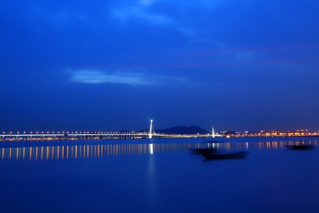 Kong Sham Western Highway in Hong Kongの写真素材