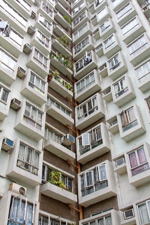 Hong Kong housing estateのeditorial素材