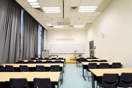 Classroom in a universityのeditorial素材