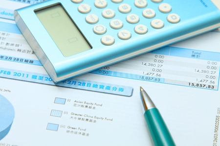 Accounting on the billのeditorial素材