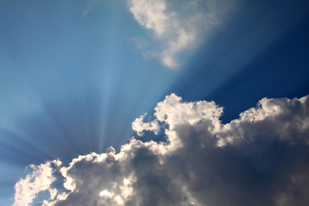 Blue sky backgroundの写真素材