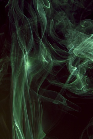 Abstract smoke on black backgroundの写真素材