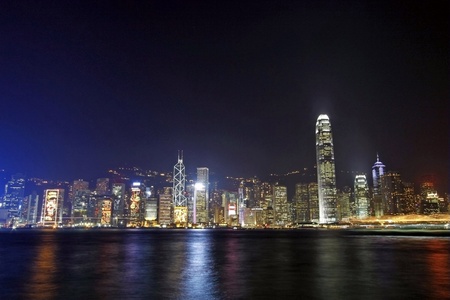 Hong Kong night view 2010のeditorial素材