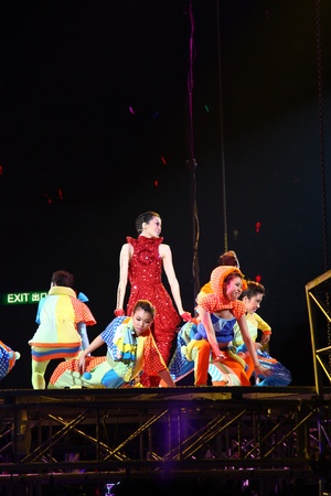 Gigi Leung Concert in Hong Kong 2011のeditorial素材