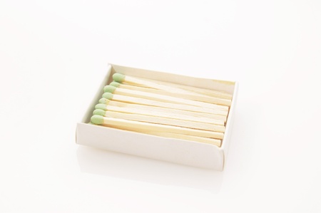 Matches isolated on white backgroundの写真素材