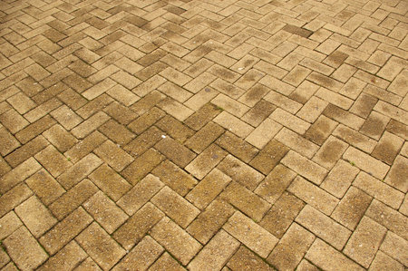 Bricked floor