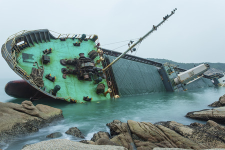 Big shipwreckの写真素材