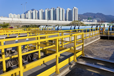 Water treatment plantsの写真素材