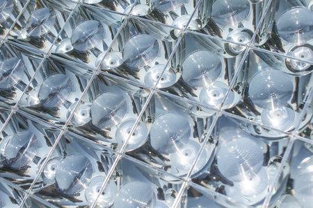 Solar energy collector platesの写真素材