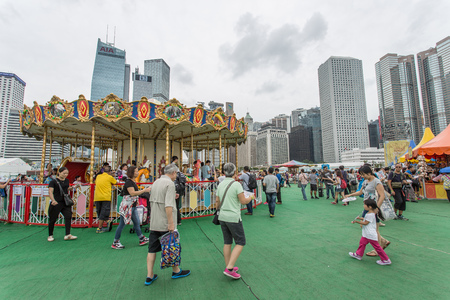 HONG KONG - SEP 3: "Lai Yuen Super Summer 2015" in Central in September 3, 2015. "Lai Yuen" is opened in 1949 and closed in 1997 and finally re-open in 2015.のeditorial素材