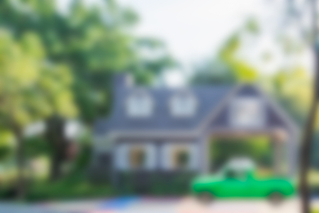 Blurred house for background usageの写真素材