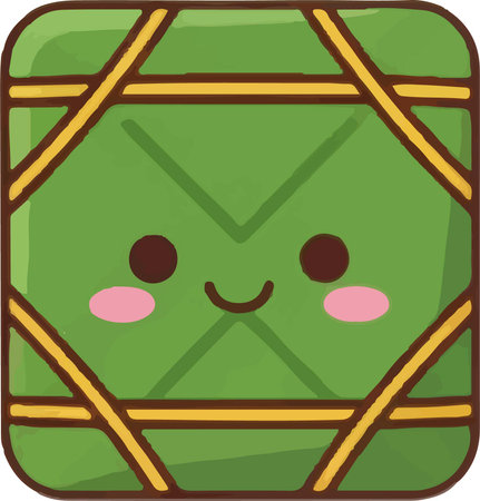 This charming treat character brings instant cheer! Use it to add a touch of playful delight to designs and packaging. It's sure to bring a smile to anyone's face.のイラスト素材