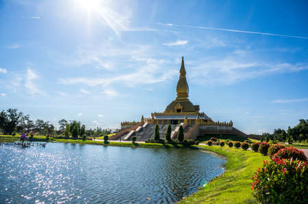 tempel attractions in roi et it is sacred according to the beliefs of thaiの写真素材