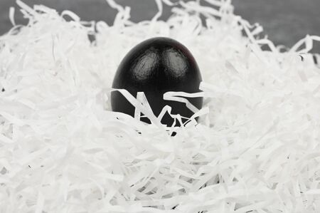 Black easter concept. Black eggs. Easter for black peopleの写真素材