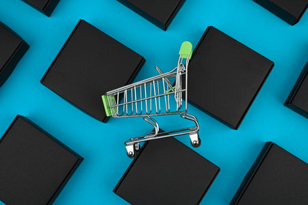 The concept of wholesale purchases. Holiday purchases through the mobile app. Online purchase....