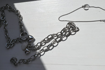 female jewelry in the sun. High quality photo