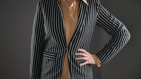 Image of a business woman in a suit. High quality photo