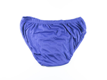 Close up men underwear isolated on white backgroundの写真素材