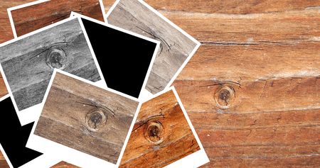 vintage image frame with different kind of exposures and colorの写真素材