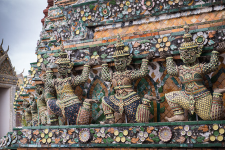 Statue 1 of Wat Arunの写真素材