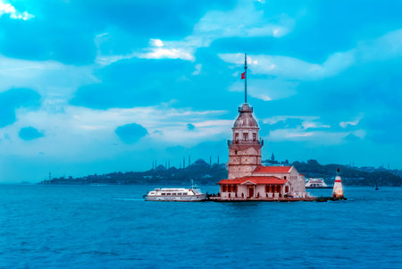 Istanbul, Turkey, 26 May 2006: The Maiden's Towerのeditorial素材