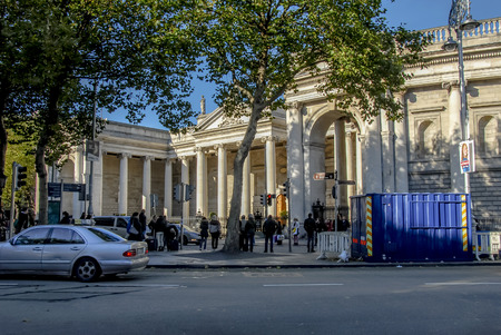 Dublin, Ireland, 27 October 2012: Buildings and Street Viewのeditorial素材