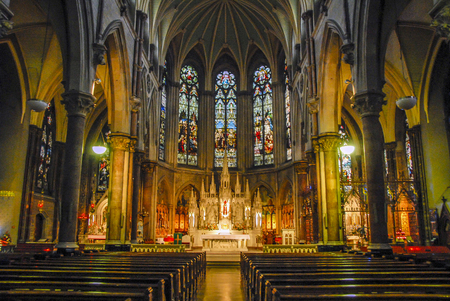 Dublin, Ireland, 24 October 2012: St. Augustine & St. John Catholic Churchのeditorial素材