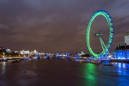London, UK, 31 October 2012: London Eyeのeditorial素材