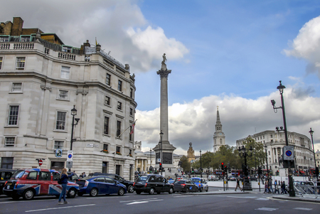 London, UK, 30 October 2012: Trafalgar Squareのeditorial素材