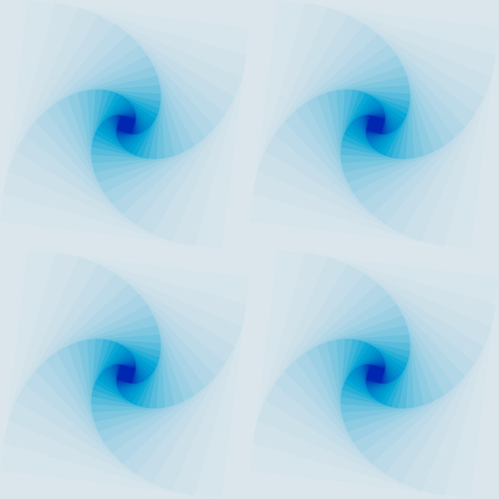 Light blue abstract geometric vector seamless pattern with 3d effect.のイラスト素材