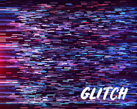 Glitched abstract distortion effect designのイラスト素材