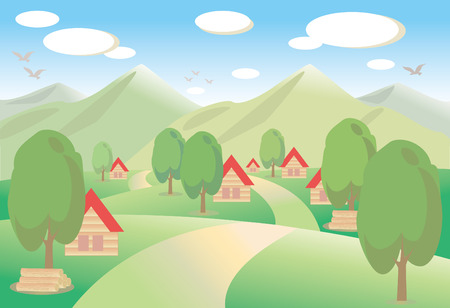 Countrysideのイラスト素材