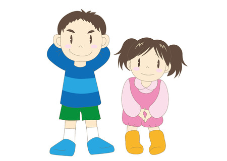 Family (children)のイラスト素材