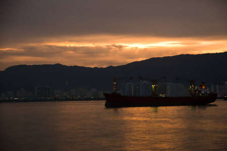sunset in Penangの写真素材